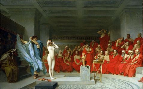 Jean-Léon_Gérôme,_Phryne_revealed_before_the_Areopagus_(1861)_-_01